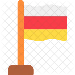 Ossetia Flag Icon