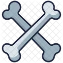 Ossos Dia Das Bruxas Caveira Icon