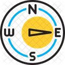 Osten Ost Kompass Symbol