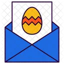 Karte Ostern Brief Symbol