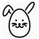 Osterei Hase Kaninchen Symbol