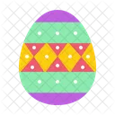 Ostern Ei Dekoriert Symbol