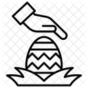 Farbig Dekoration Ostern Symbol