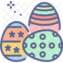 Ostern Eier Dekorieren Symbol