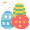 Ostern Eier Dekorieren Symbol