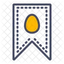 Ostern Gutschein Ticket Symbol