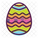 Ostern Ei Dekoriert Symbol