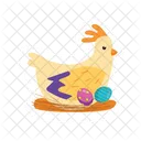 Ostern Huhn Ei Icon