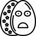 Ostern gequält Ei  Symbol