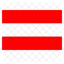 Österreich Flagge  Symbol