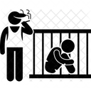 Otage Cage Humain Icône
