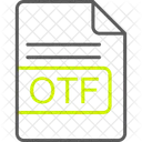 Otf File Format Icon