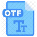 Otf File Document Icon