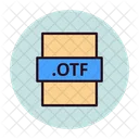 File Type Otf File Format Icon