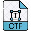 Otf File Extension File Format Icon