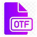 Otf Otf File Otf File Format Icon