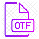 Otf Otf File Otf File Format Icon