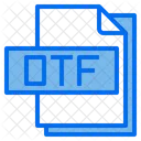 Otf File Format Type Icon