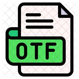 Otf Document  Icon