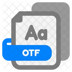 Otf File  Icon