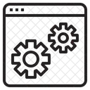 Web Otimizacao Configuracao Web Ícone