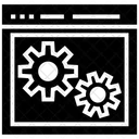Desenvolvimento Web Configuracao De Pagina Web Otimizacao Web Ícone