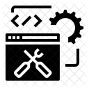 Otimizacao Web Codificacao De Sites Servico Web Ícone