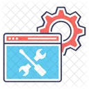 Desenvolvimento Web Configuracao De Pagina Web Otimizacao Web Ícone