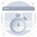 Velocidade Da Web Desempenho Da Web Otimizacao Da Web Ícone