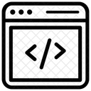 Otimizacao De Codigo Desenvolvimento Web Codificacao HTML Ícone