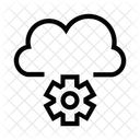 Nuvem Configuracoes Isolado Icon
