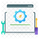Otimizacao De Velocidade Desempenho Web Produtividade Web Ícone