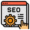 Otimização de SEO  Ícone