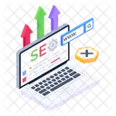 SEO SEO On Line Otimizacao De Mecanismos De Pesquisa Ícone