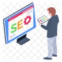 Otimização de SEO  Ícone