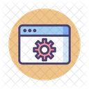 Otimizacao De Sites Desenvolvimento Web Configuracao Web Ícone