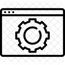 Engrenagem Web Configuracao Ícone