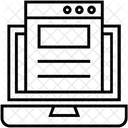 Web Otimizacao Layout Ícone