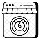 Otimizacao De Velocidade Da Web Teste De Velocidade Da Internet Teste De Velocidade Da Pagina Da Web Ícone