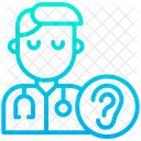 Otolaryngologist Doctor Health Care Icon
