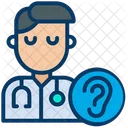 Otolaryngologist Doctor Health Care Icon