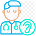 Otolaryngologist Doctor Health Care Icon