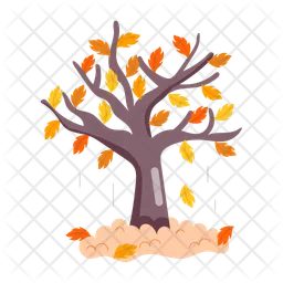 Árbol de otoño  Icono