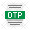 OTP Datei Datei Dokument Icon