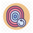 Toco De Nuevo Otra Vez La Huella Digital Toco De Nuevo Icono