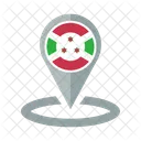 Burundi Bandera Icono