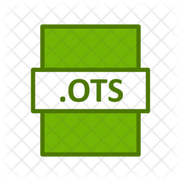 Ots Icon - Download in Colored Outline Style