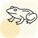 Ouaouaron Amphibien Visqueux Icône