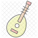 Traditional Oud Lineal Color Icon Icon