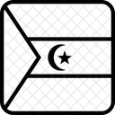 Occidental Sahara Africain Icône